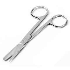 Forgesy 10 inch Stainless Steel Silver Straight Dressing Surgical Sharp Blunt Scissor, GF-H