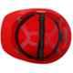 Karam Red Plastic Cradle Ratchet Type Safety Helmet, PN-521 (Pack of 2)