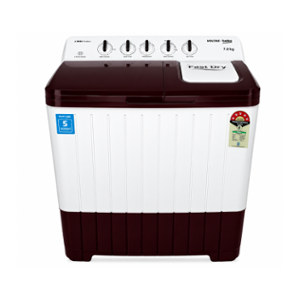 Voltas Beko 7kg Plastic Burgundy Top Load Semi Automatic Washing Machine, WTT70UHA/BRSSWH5POD