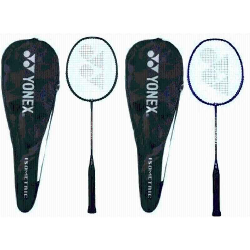 Yonex GR 303i 88g Black & Blue Strung Badminton Racquet (Pack of 2)