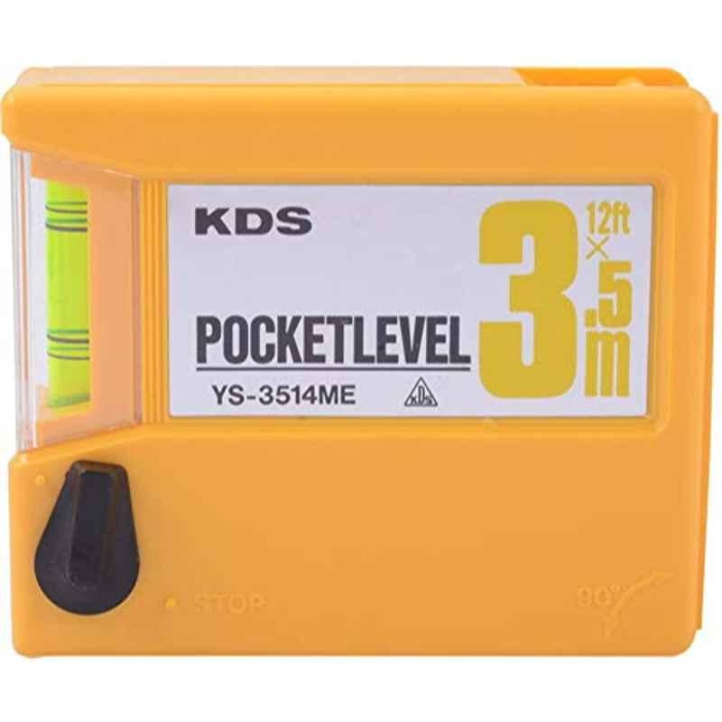 KDS 3.5m Measuring Tape with Level, LV16-35