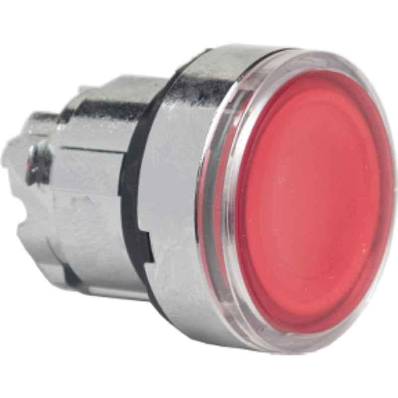 Schneider Red Head Pushpush for Integral LED Flush Illuminated Push Button, ZB4BH043