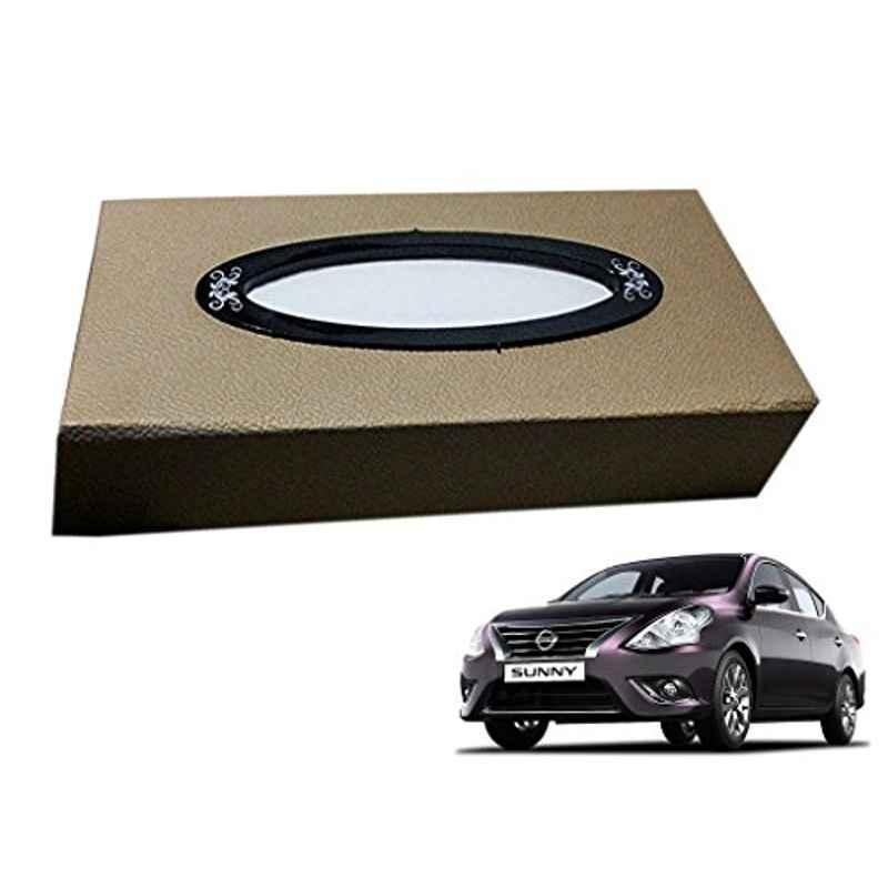 Kozdiko 200 Sheets 100 Pulls Beige Tissue Paper Box for Nissan Sunny, koz_35582
