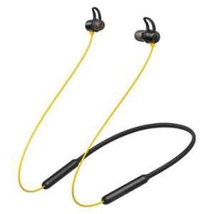 Realme Buds Black-Yellow In-Ear Wireless Headset with Mic, RMA108