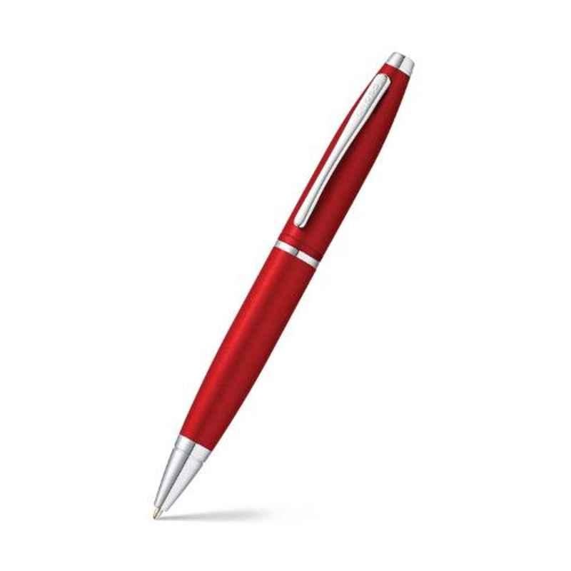 Cross Blue Ink AT0112-19 Calais Matte Metallic Crimson Ballpoint Pen