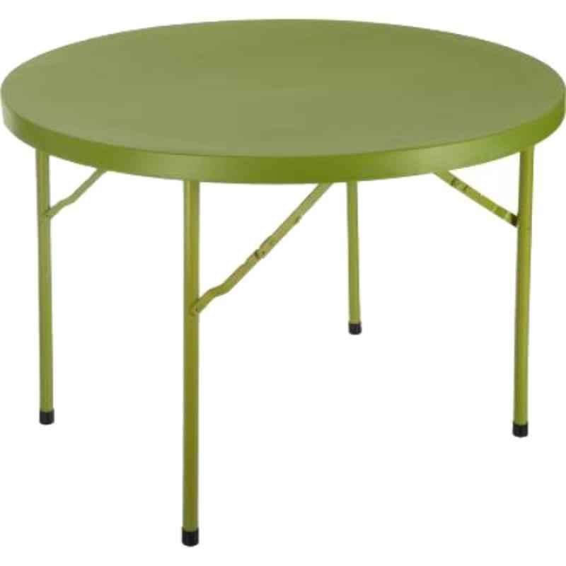 Supreme Disc Mehndi Green Plastic Round Outdoor Table