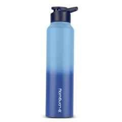 Longway Rush 1 Litre Cool Breeze Stainless Steel Water Bottle for School, Office, Home, Gym & Travel