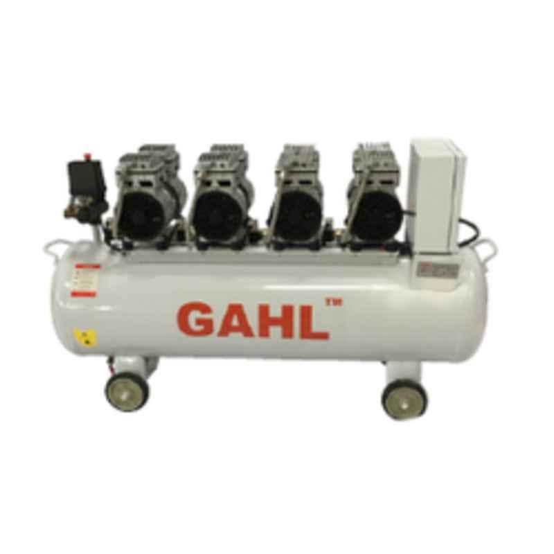 Gahl GA1500-4-230L 8HP White Oil Free Air Compressor with Electromagnetic Valve