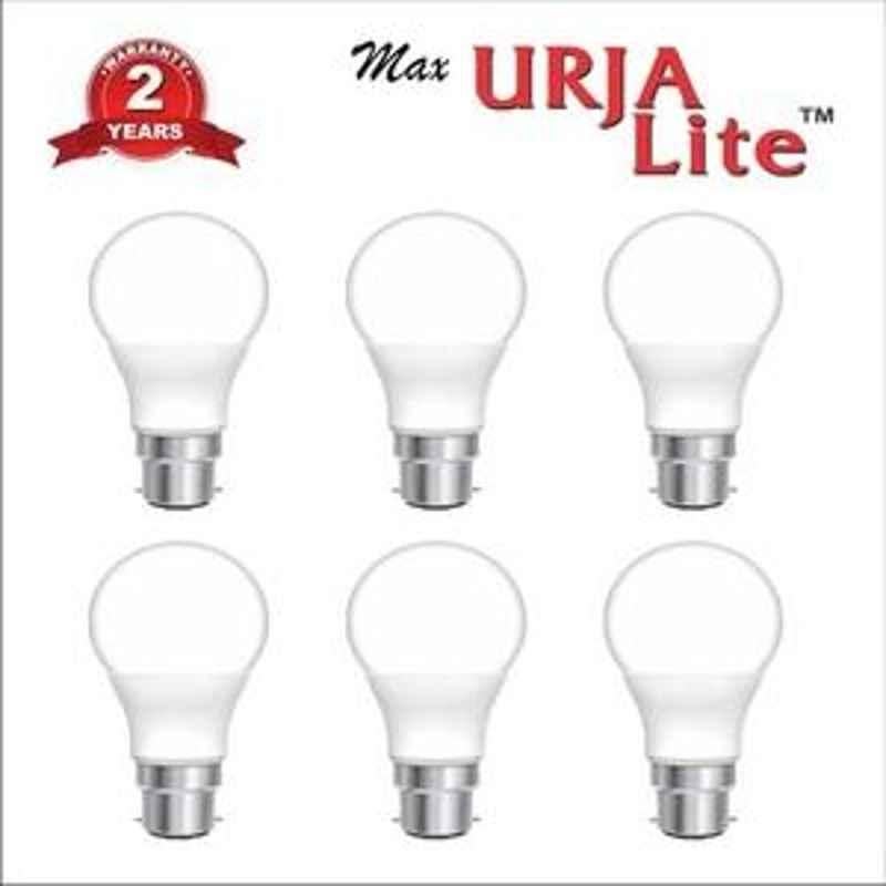Urja Lite 3W Cool White 6 Pcs LED Bulb