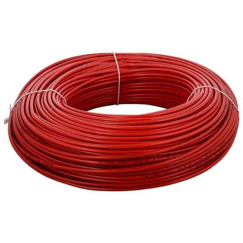 Olive Cab 0.75 Sqmm 90m Red PVC Insulated Multistrand Single Core Flexible Wire, OC02