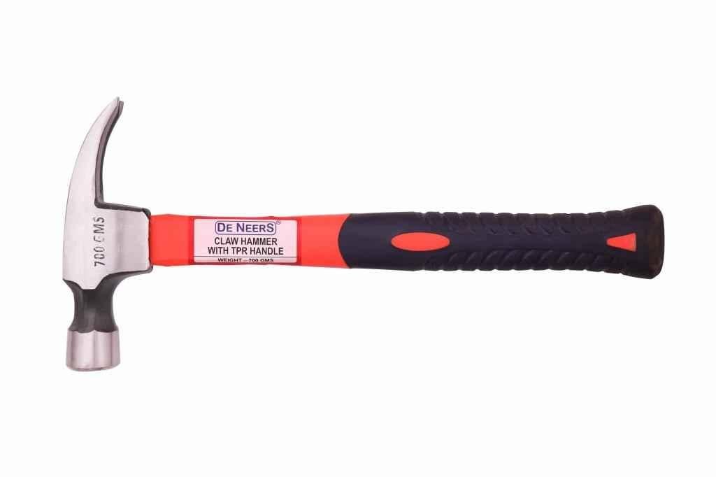NEW CLAW HAMMER 700g FIBERGLASS HANDLE