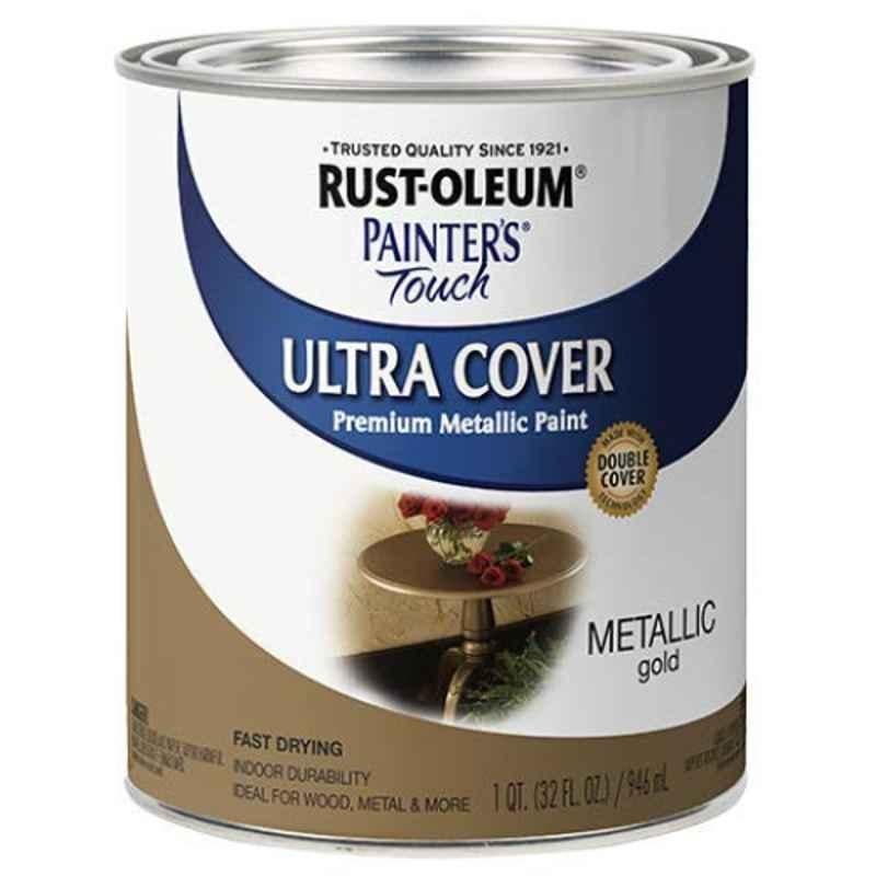 Rust-Oleum Painters Touch 32 floz Gold 254079 Metallic Ultra Cover Premium Paint