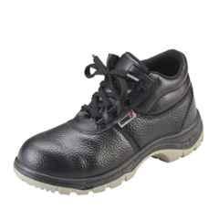 Udyogi UforCE 2020 Synthetic Steel Toe High Ankle Black Safety Shoes, Size: 12