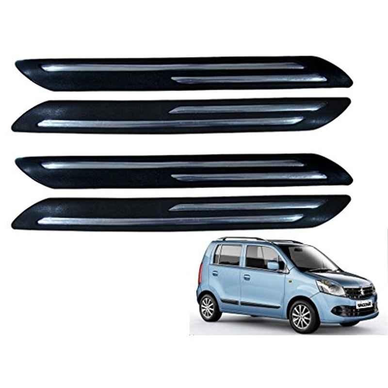 Kozdiko 4 Pcs Double Chrome Bumper Protector Set for Maruti WagnoR