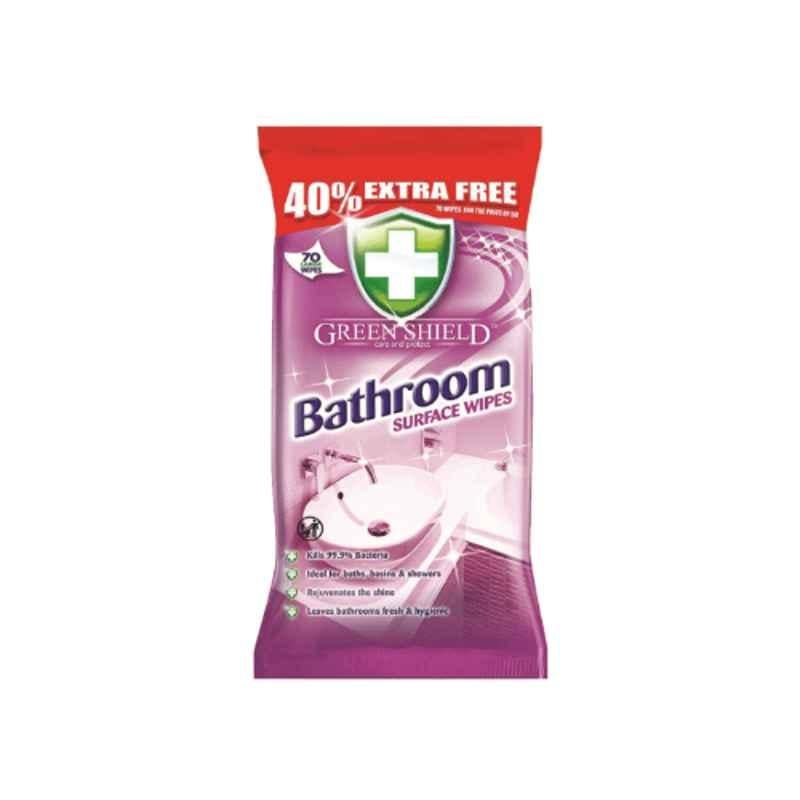Green Shield 70 Sheets Anti-Bacterial Bathroom Wipes