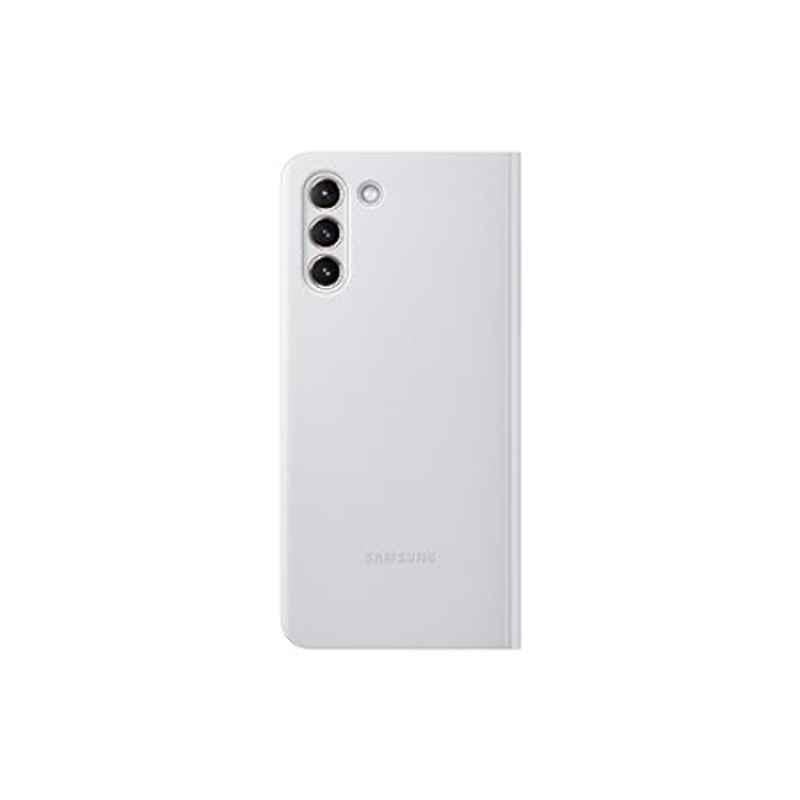 Samsung Galaxy S21 Plus Gray Smart Clear View Mobile Cover, EF-ZG996CBEGWW