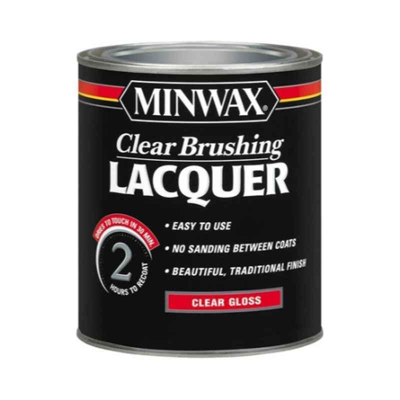 Minwax 1 Quart Clear Gloss Brushing Lacquer, 155000000