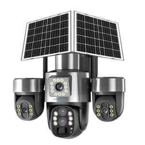 Cybernautt X18F 18MP 4G Wireless Outdoor Security Camera with Solar Powered