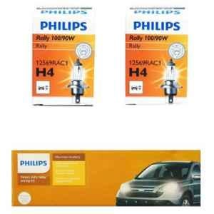 Philips 12V Heavy Duty Relay Wiring Kit for High Power, 12569RAC1 P43T H4