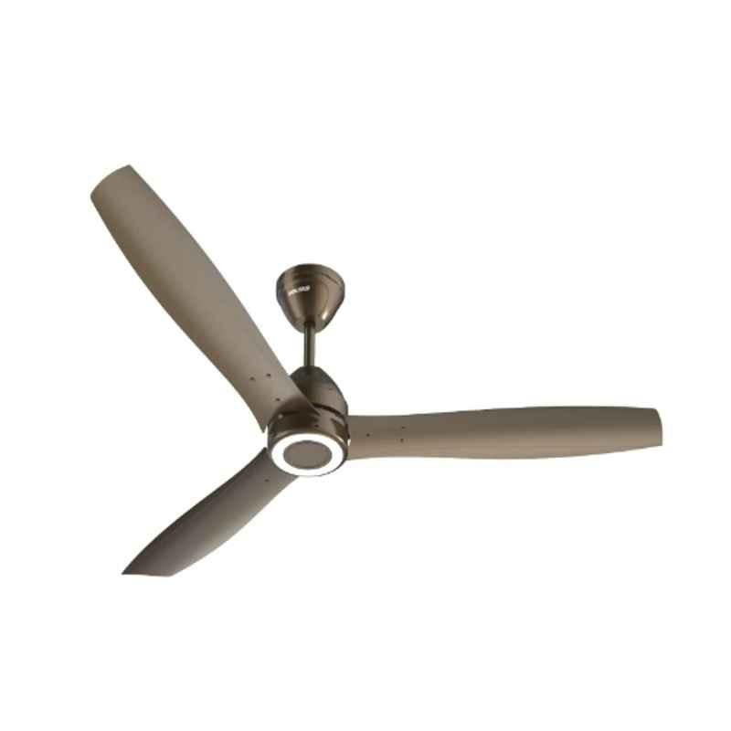 Voltas Flo Series Vinflo 36W 360rpm Shimmer Brown 5 Star 3 Blade BLDC Ceiling Fan with Remote & 2 Years Warranty, 1200MBSB, Sweep: 1200 mm