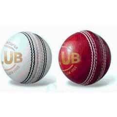HTM Cricket Leather Ball for Casual Matches 2 Part Construction Cricket Leather Ball (Standard) (Pack of 2)