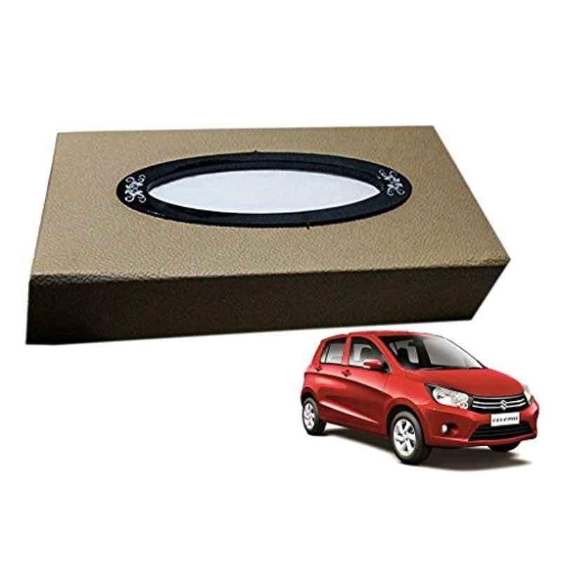 Kozdiko 200 Sheets 100 Pulls Beige Tissue Paper Box for Maruti Celerio, koz_28384
