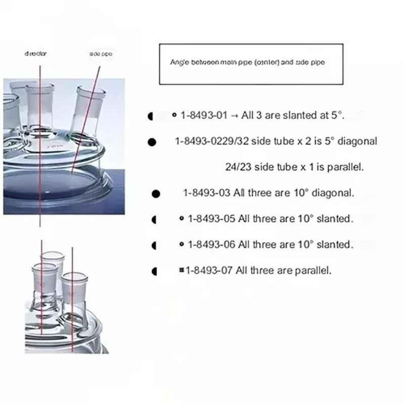 Lab Plus Suction Cock with Joint Glass Cock TS29/42, LP-3673 (Pack of 5)