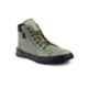 Wonker Synthetic Leather Steel Toe Men's Black & Green Safety Shoes, WK-526-BG, Size: 10