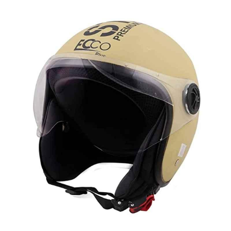 Habsolite HBEPDS ABS Medium Desert Storm Open Half Face Helmet, Ecco Plus