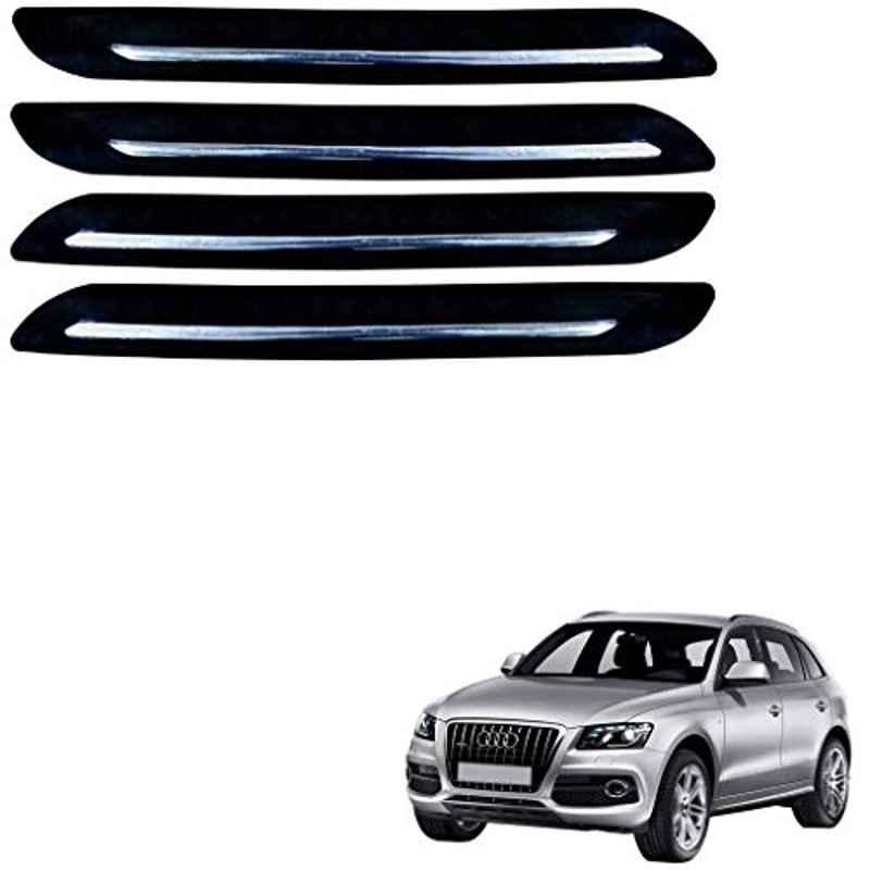 Kozdiko 4 Pcs Single Chrome Bumper Protector Set for Audi Q5