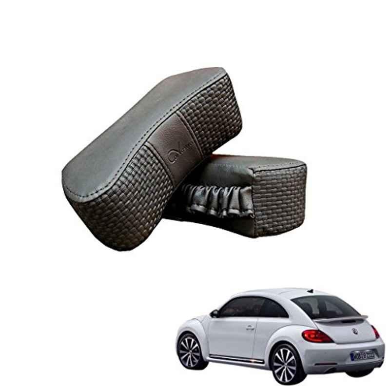 Kozdiko 2 Pcs Memory Foam Grey Luxurious Neck Rest Cushion Pillow Set for Volkswagen Beetle