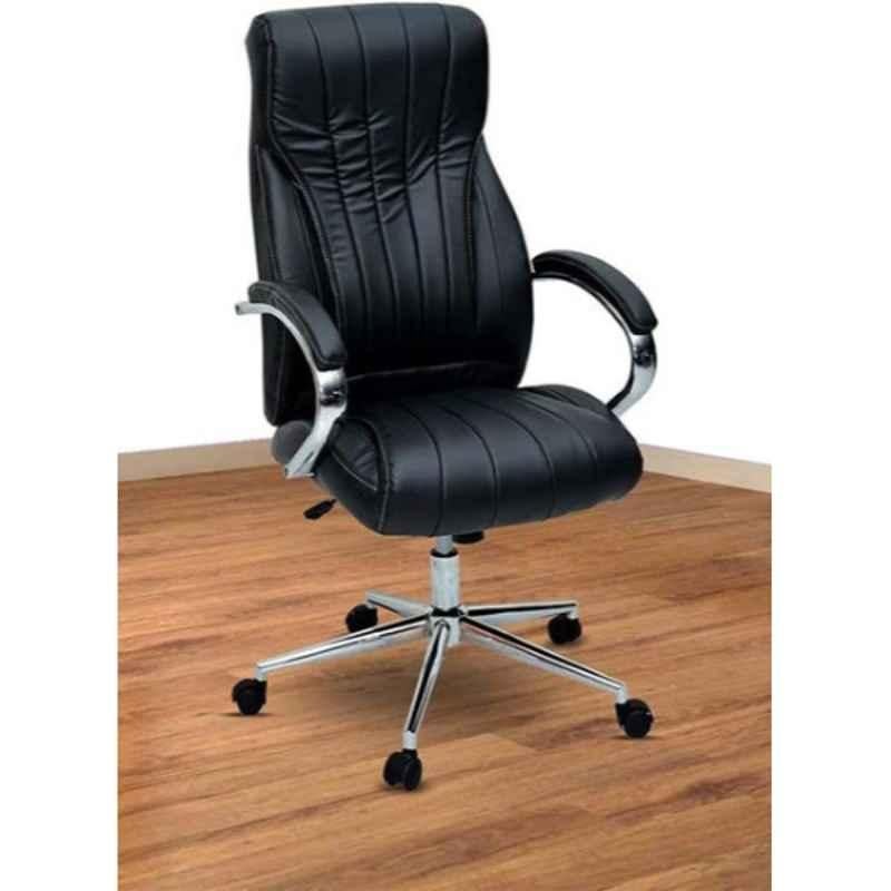 Karnak 10 kg 48x90x50cm PU Leather & Foam Black Executive Office Chair, KC128