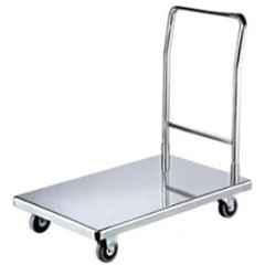 KitchenCraft 250kg 90x60x90cm Stainless Steel 304 Platform Trolley for Restaurant, Canteen, Cafe & Kitchen
