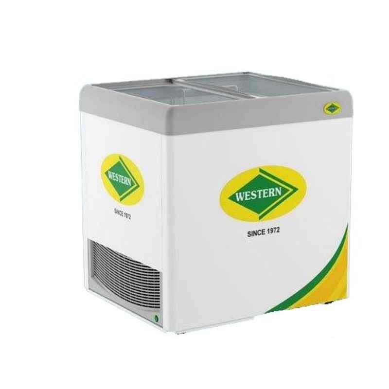 Western 226L Glass Top Units Single Door Deep Freezers, NWHF225G