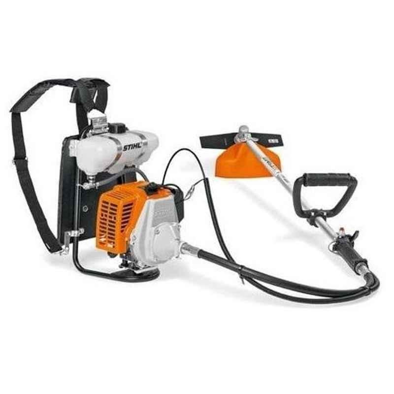 Stihl FR 3001 1.1HP 30.5CC Backpack Brush Cutter with Autocut & 2T Grass Cutting Blade, 41450113301
