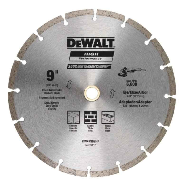 Dewalt 230x7x22 mm High Performance Segmented Rim Wheel, DW47902HP