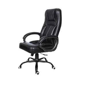 Rose Leather Black Executive High Back Office Chair, 297