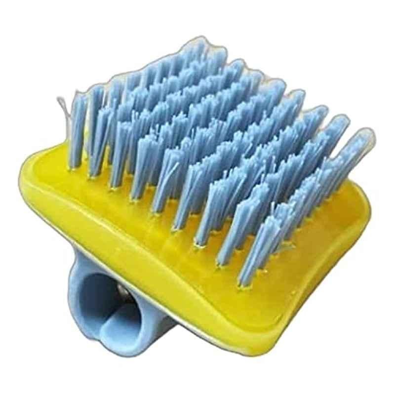 Rubik Yellow Fruit Vegetable Cleaning Brush