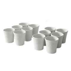OEM 6 inch Plastic White Round Planter, FP-6-WH-P12 (Pack of 12)