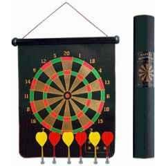 Matrica 50.8cm Multicolour Safe 2 Sided Magnetic Roll-up Dartboard for Kids