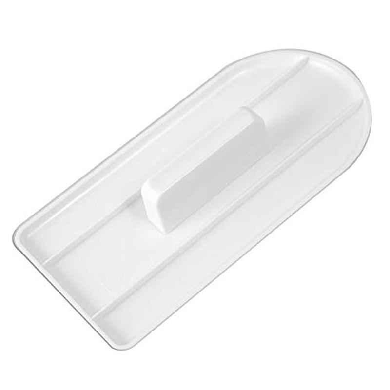 Fat Daddios 6-1/4x3-1/3 inch Plastic White Fondant Smoother, FS-625