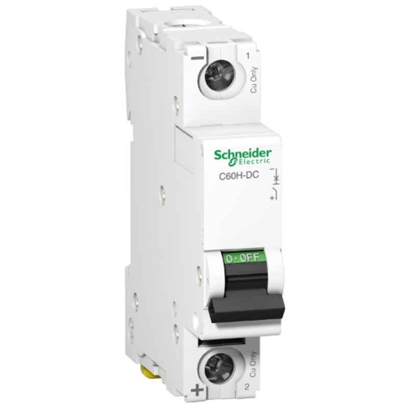 Schneider Electric Acti9 C60H-DC 4A C-Curve Single Pole MCB, A9N61504, Breaking Capacity: 6kA