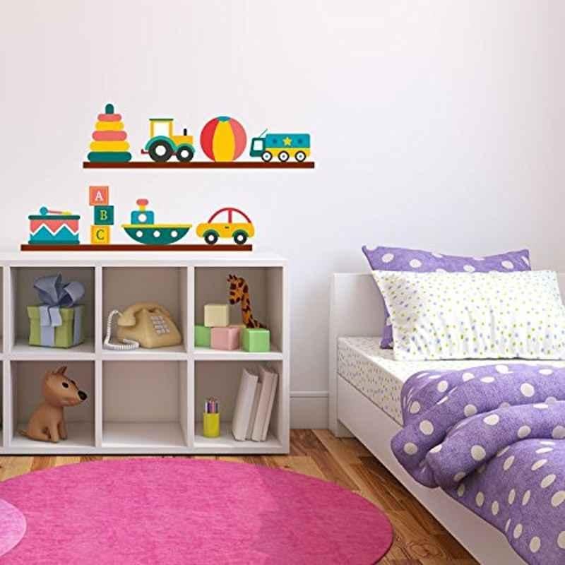 Asian Paints 50.8x30.48cm Vinyl Kids Toys Self Adhesive Wall Sticker, HPCA14023