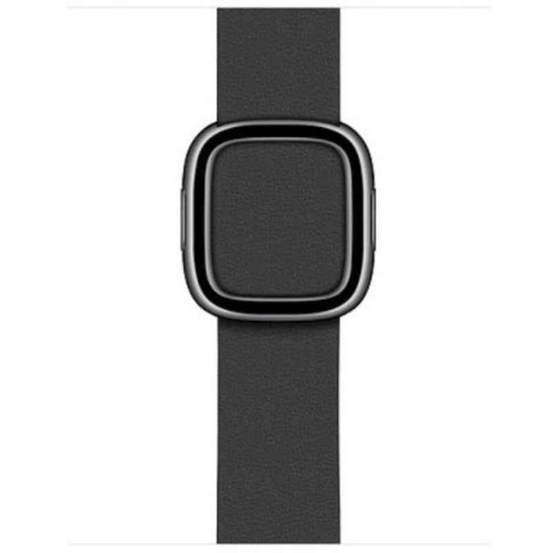 Apple 14S 40mm Leather Black Large Modern Buckle, MWRH2ZE/A