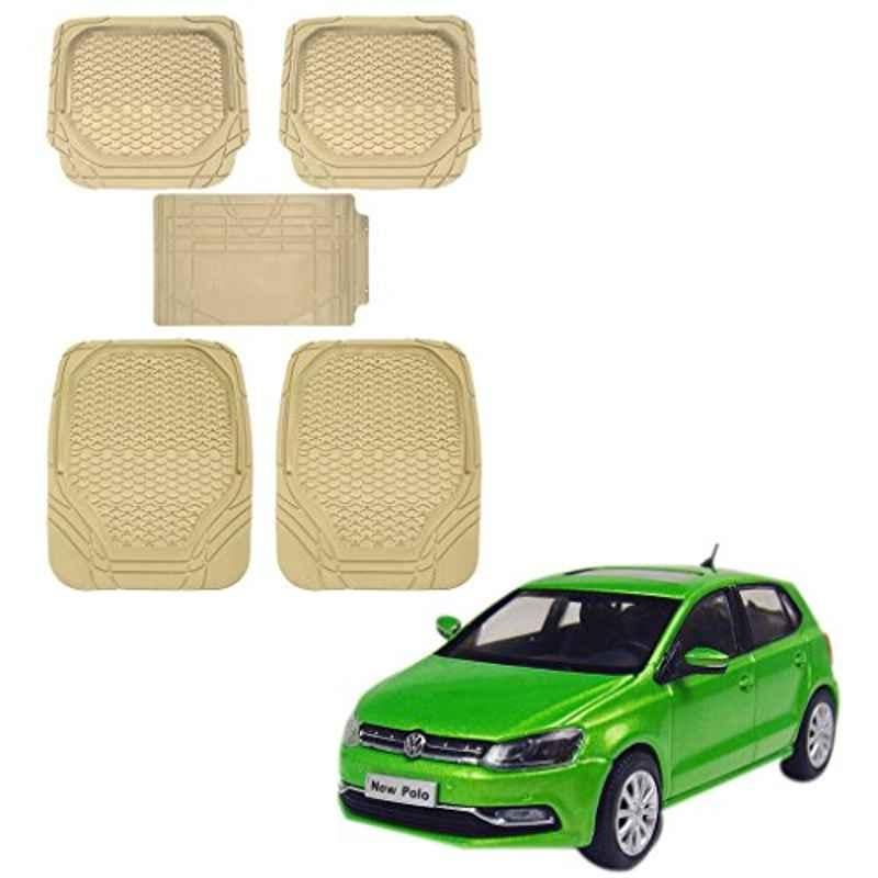 Kozdiko 5 Pcs 8855TW Beige Car Foot Mat Set for Volkswagen Polo Exquisite, koz_42519