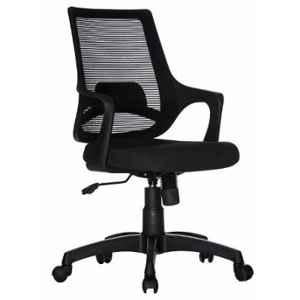 Teal Clio Mesh Fabric Black Mid Back Office Chair, 19002172