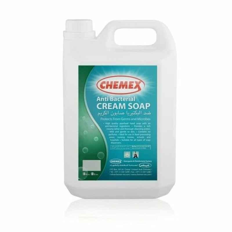 Chemex Anti Bacterial Liquid Hand Soap, 5 L, 4 Pcs/Pack