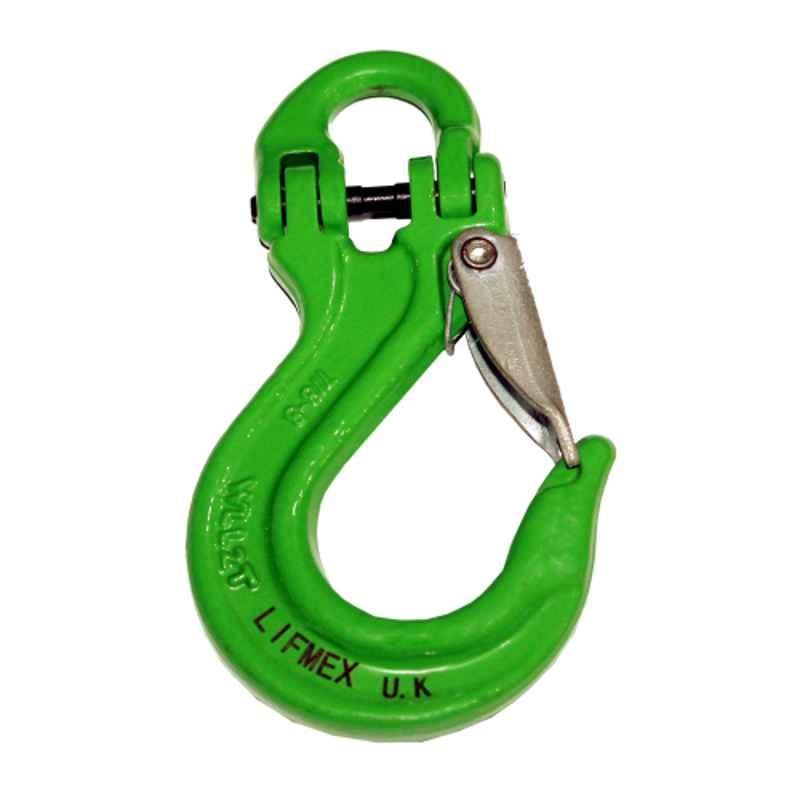 Lifmex 2 Ton Sling Hook with Latch & Connecting Link, LSHWC8
