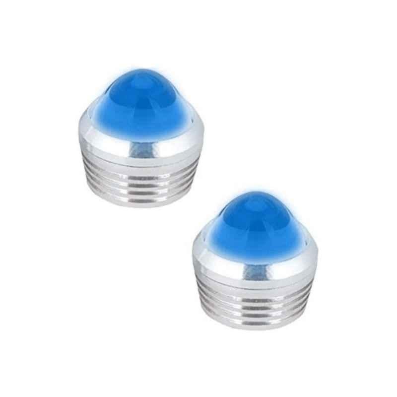 AllExtreme EXUSL2B 2 Pcs Blue LED Strobe Light Set
