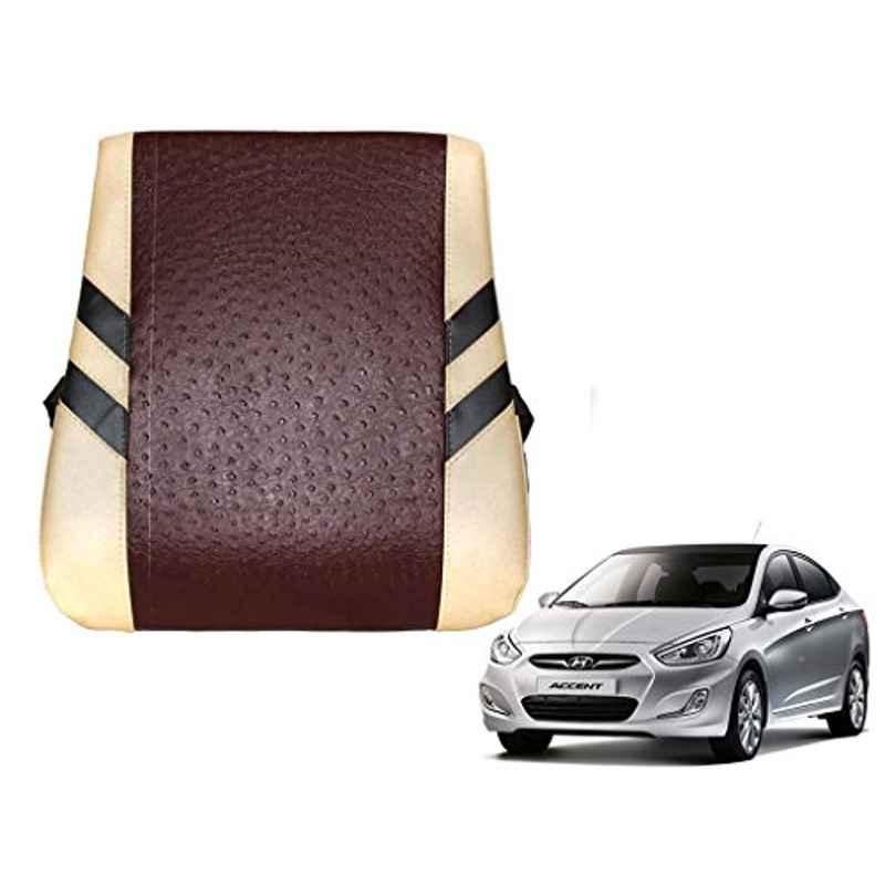 Kozdiko Brown & Beige Back Rest for Chevrolet Spark